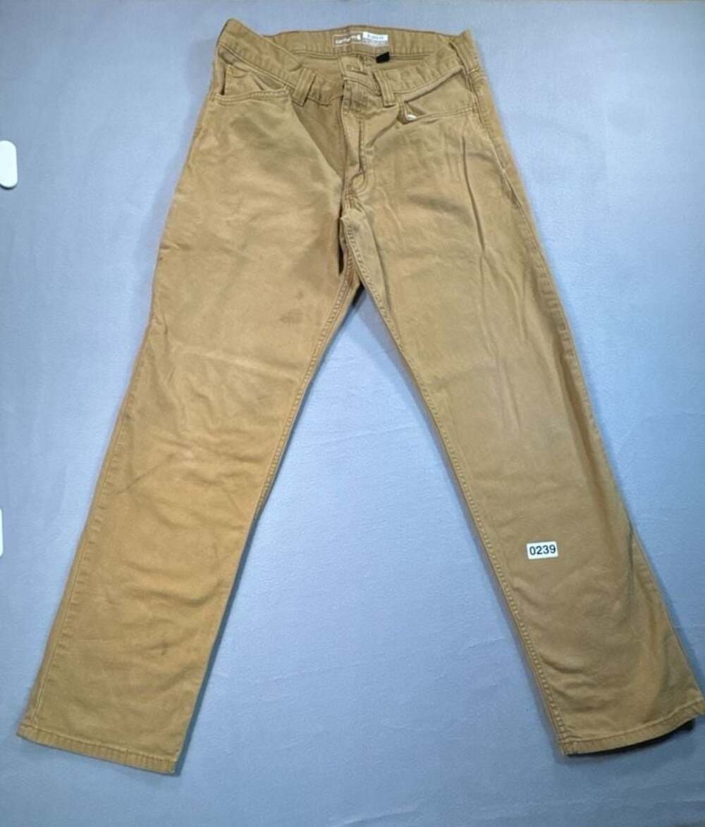 Carhartt BN2517-M Rugged Flex Relaxed Fit Canvas 5-Pocket Work Pants Size 32x32